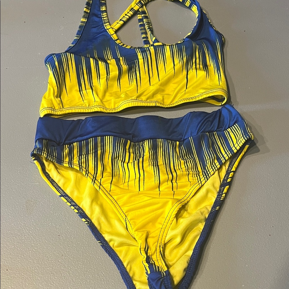 Good Times USA Yellow and Blue bikini